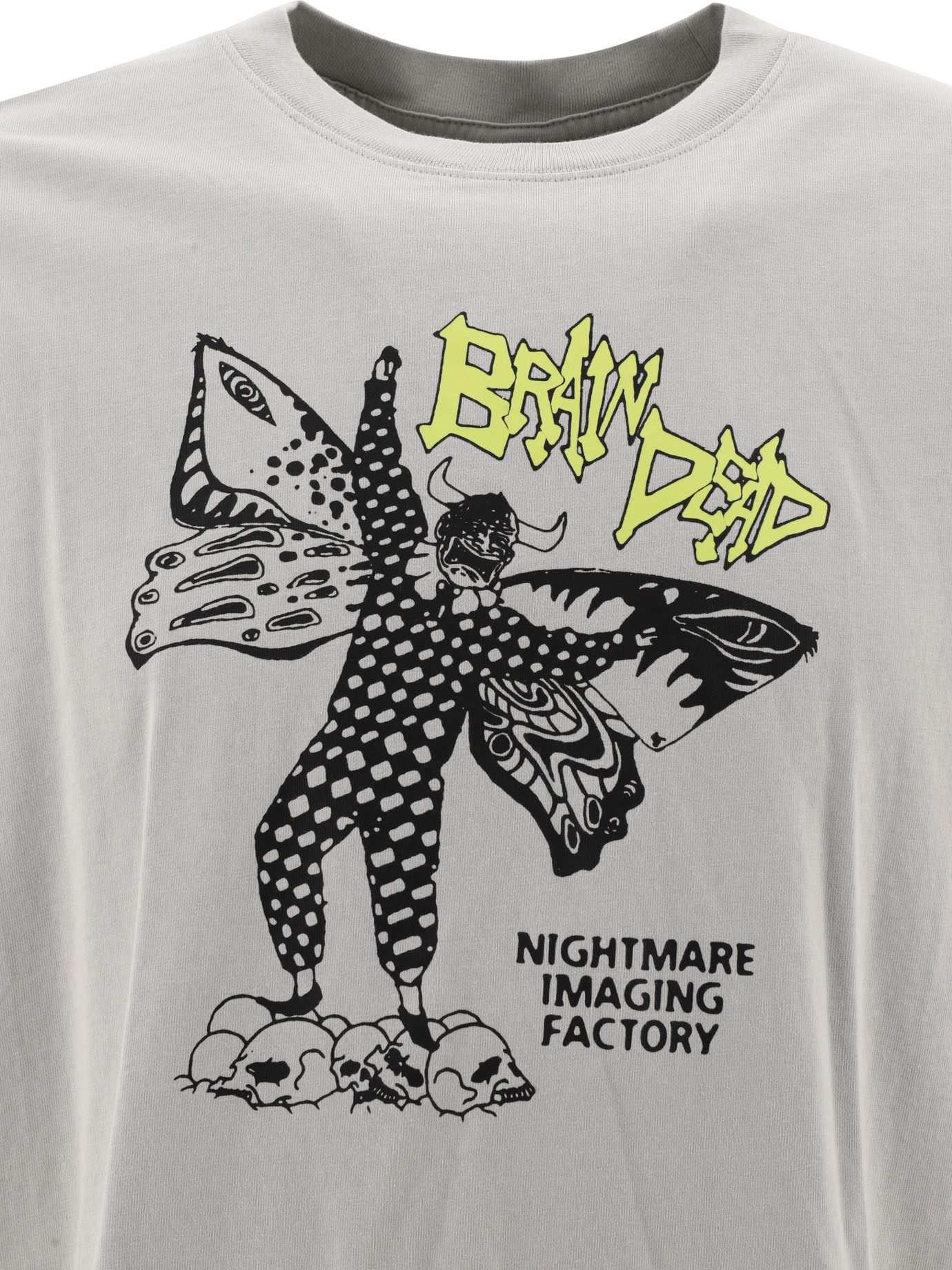 BRAIN DEAD Grey Nightmare Factory t-shirt